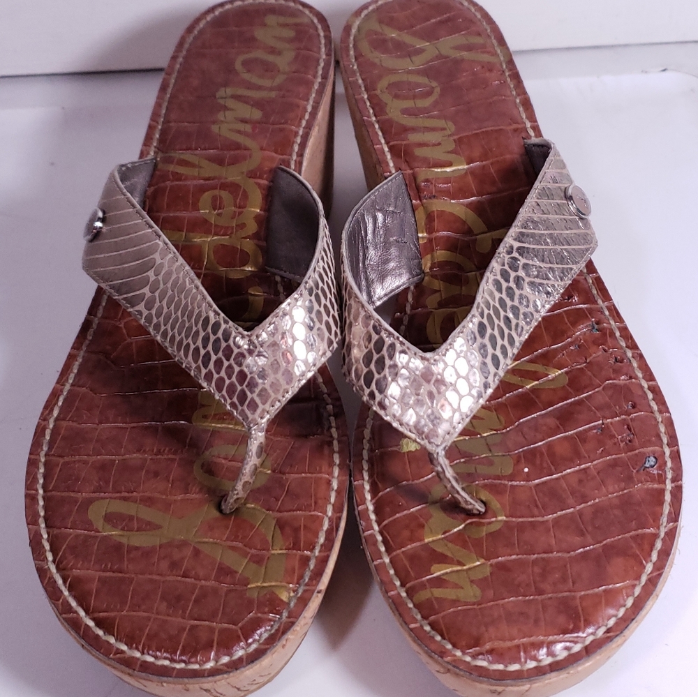 Sam Edelman Gold Sandals Size 10.5